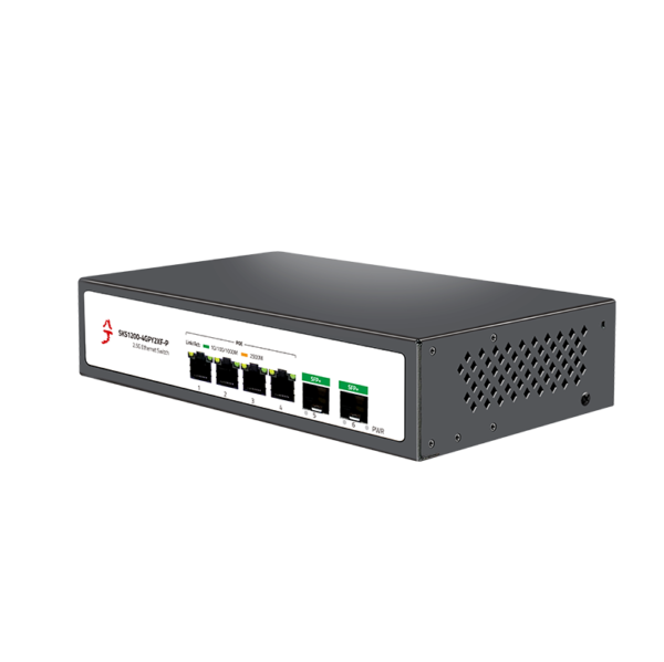 4-Ports 2.5G/10G Uplink Unmanaged PoE Switch